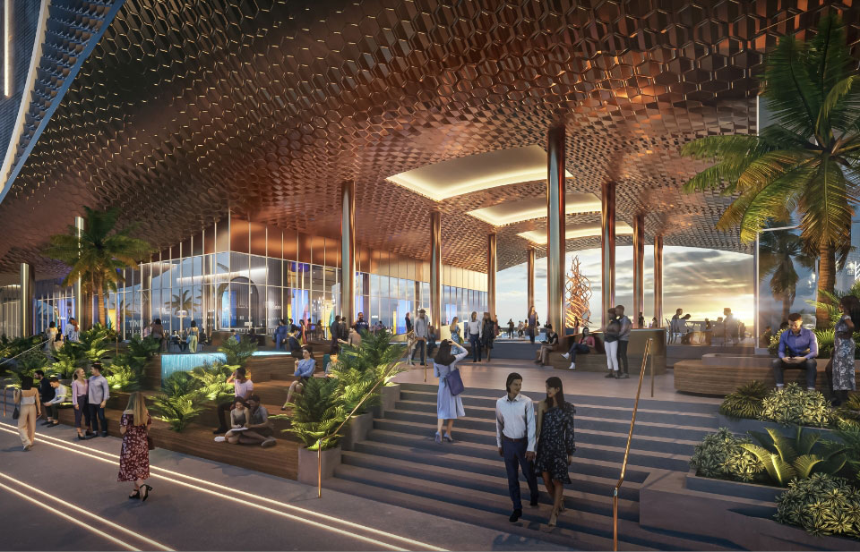 Legacy Harbour Rendering of Entrance 